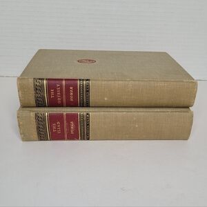 The Iliad and The Odyssey Vintage Hardcover Classic Books